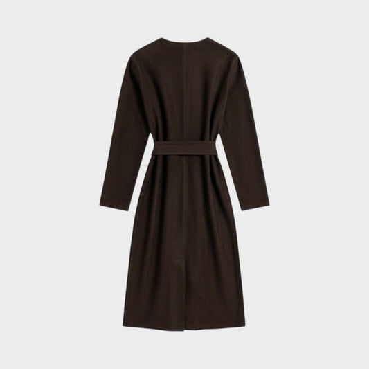 Loewe Suede Belted Coat