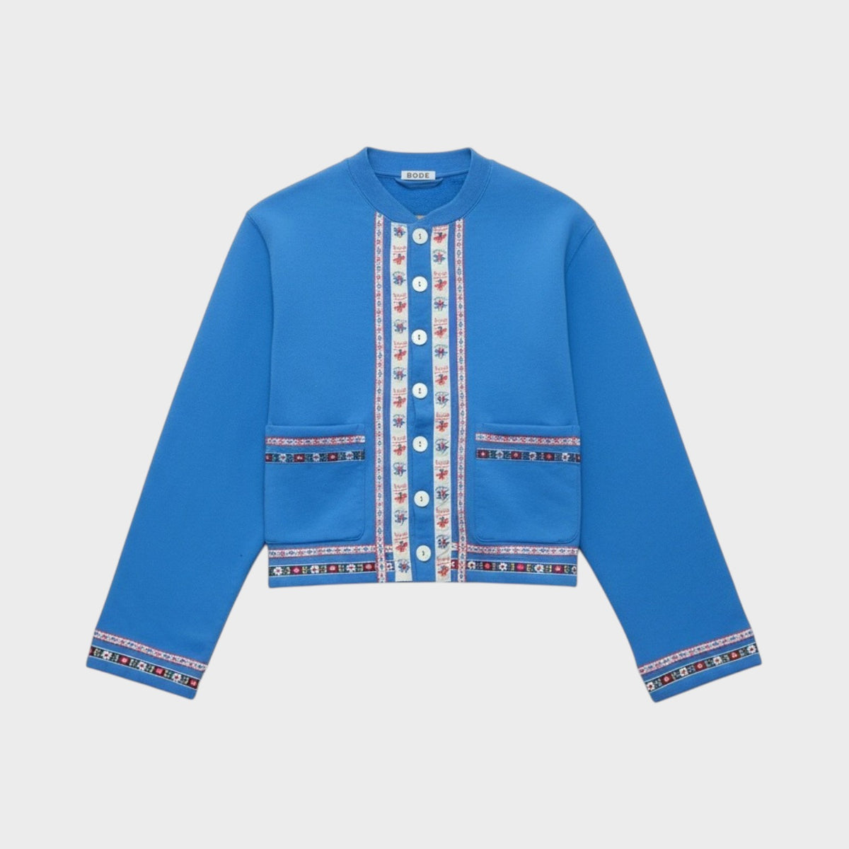 Bode Appliquéd Ribbon Cardigan