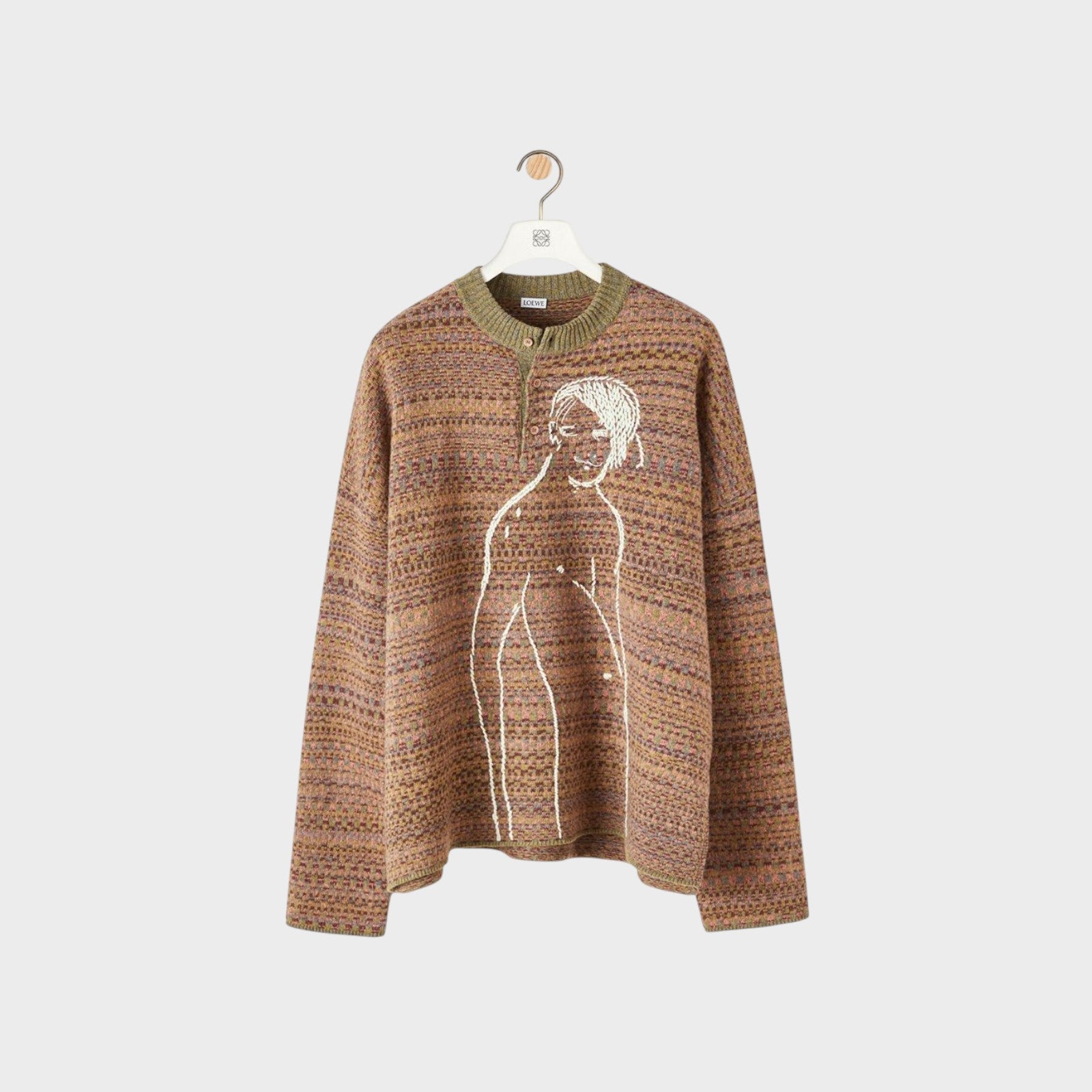 Loewe Portrait Henley Sweater