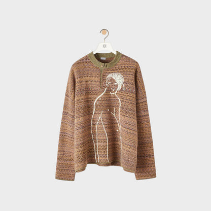Loewe Portrait Henley Sweater