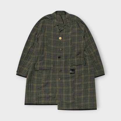 Undercover Green Checked Coat