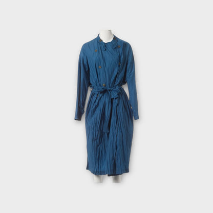 Loewe Pleated Crinkled Trench Coat