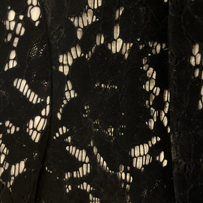 Comme des Garcons Velvet Lace Shawl Coat