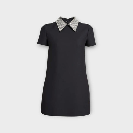 Valentino Wool & Silk Couture Mini Dress