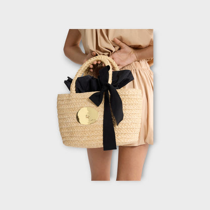 Patou Raffia Bucket Bag