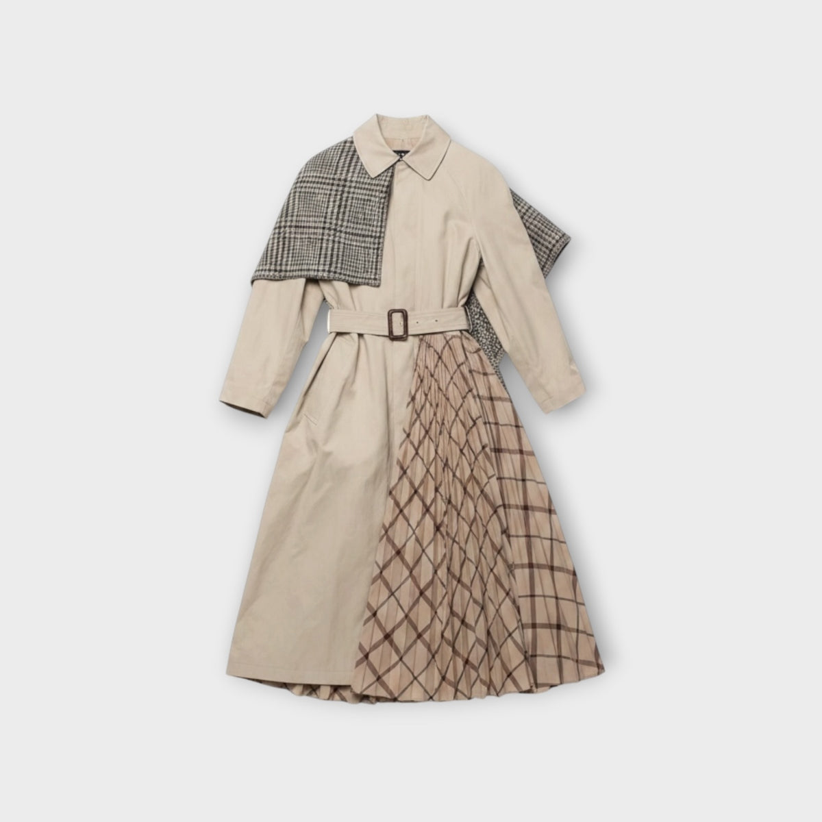 Balenciaga Coat, Beige, Hybrid Car Coat #23