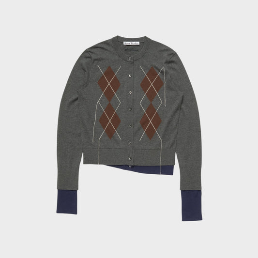 Acne Studios Kohona Wool Double Layered Cardigan