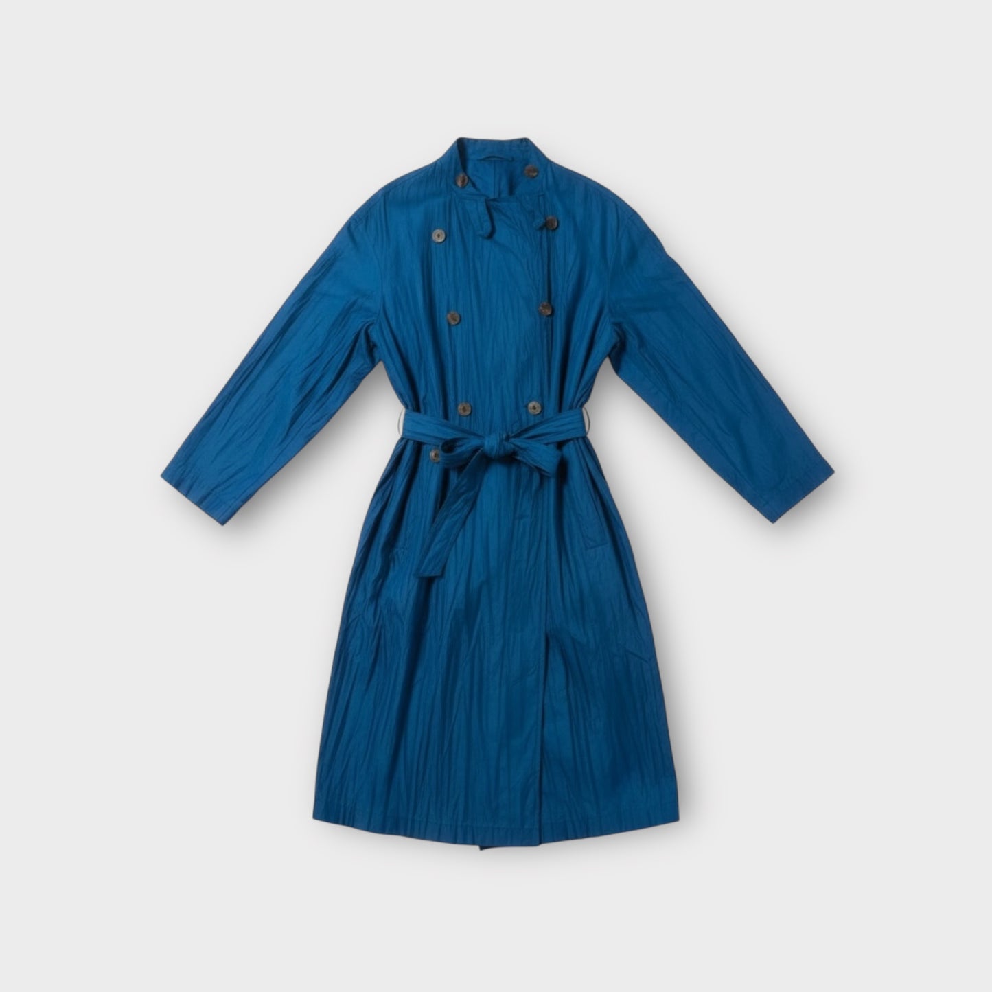 Loewe Pleated Crinkled Trench Coat
