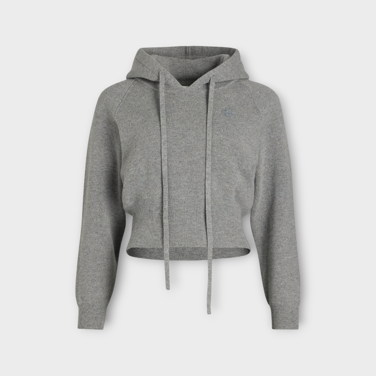 Patou Cashmere Cropped Hoodie