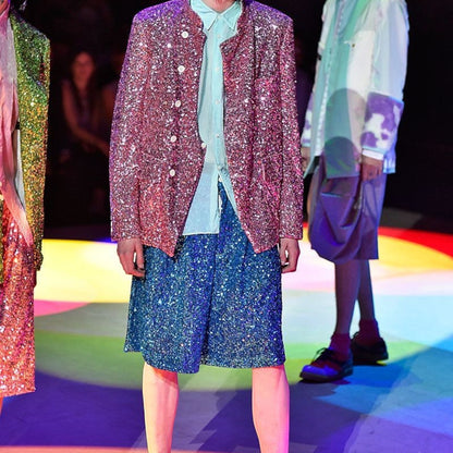 Comme des Garcons Tulle Sequin Blazer