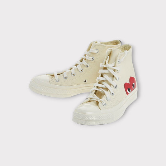 Comme des Garcons Play x Converse Chuck Taylor Hi Top Sneaker