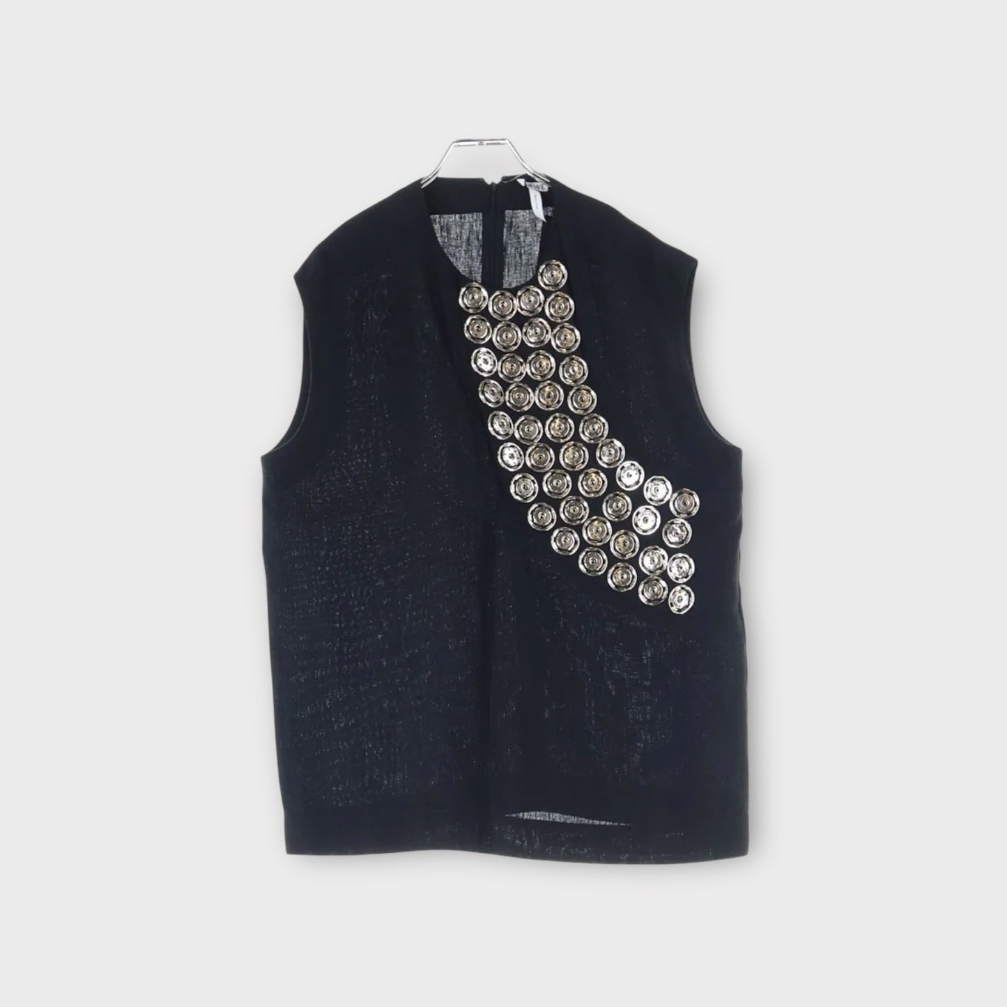 Loewe Linen Snap Tank Top
