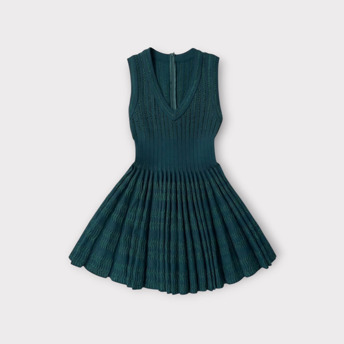 Alaïa Amazonia V-Neck Flared Dress
