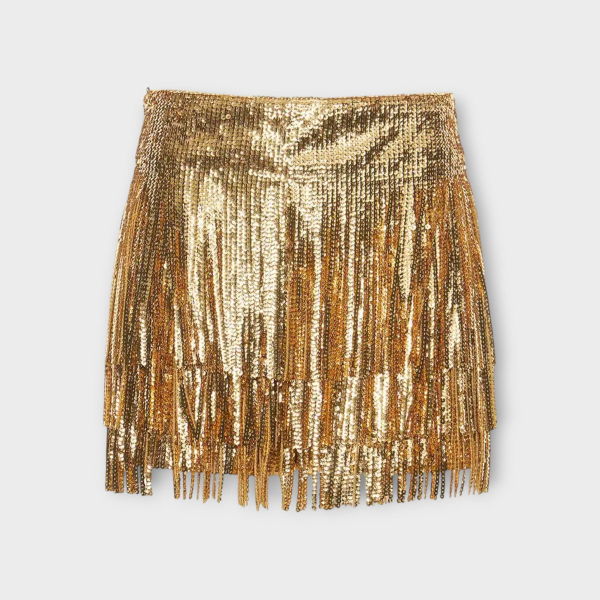 Valentino Sequin Fringe Embroidery Shorts
