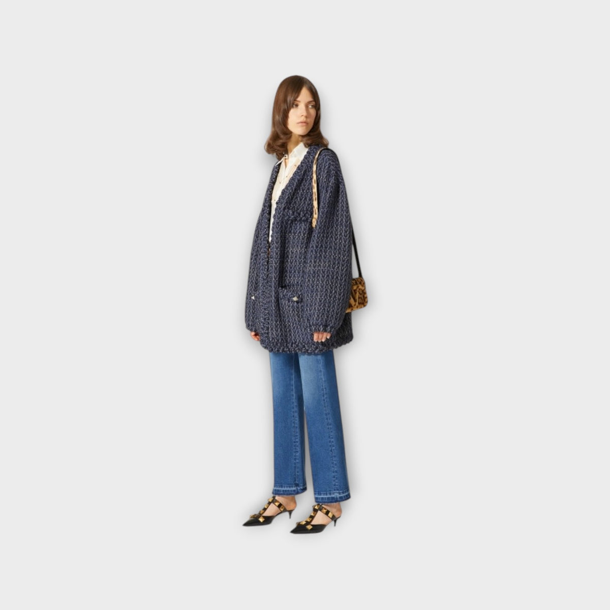 Valentino Virgin Wool Tweed Blazer