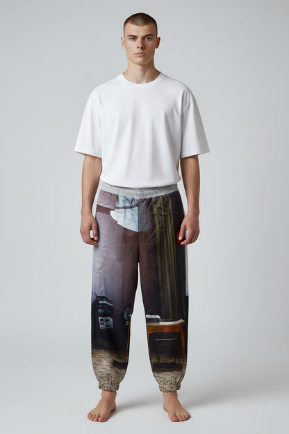 Undercover Silk Suspirium Print Sweatpants