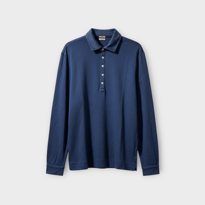 Massimo Alba Raya Cotton & Linen Polo