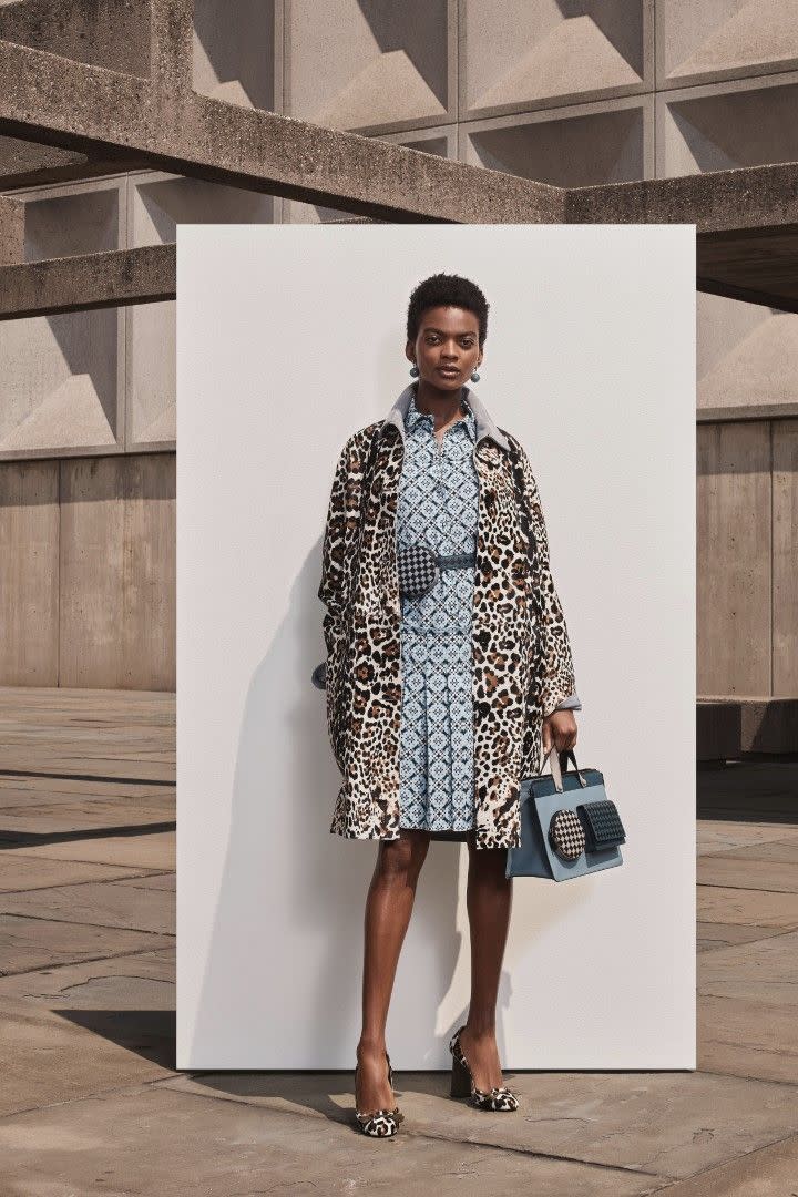 Bottega Veneta Dotted Print Georgette Dress