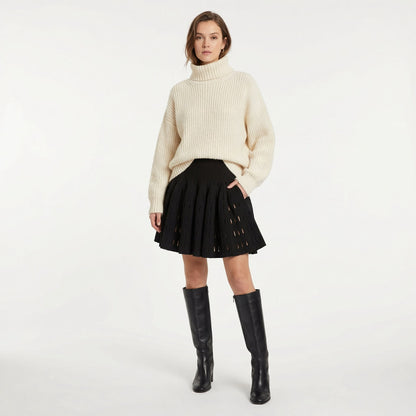 Alaia Eventail Mini Skirt