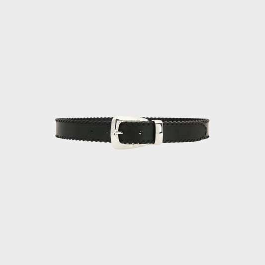 Khaite Benny Calfskin Leather Belt