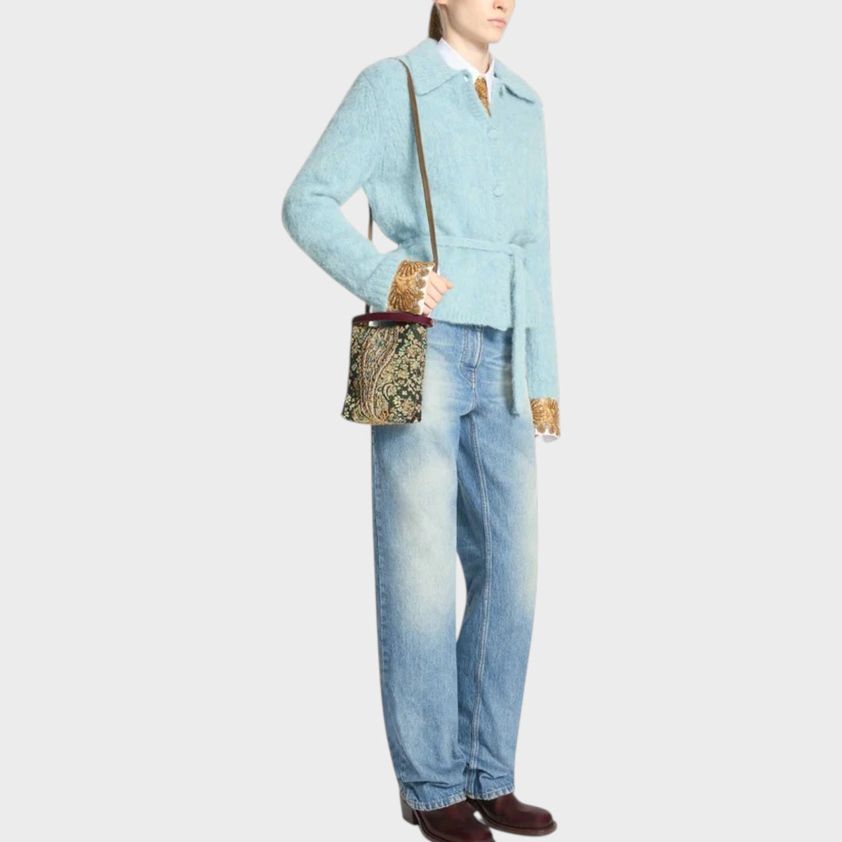 Dries Van Noten Small Crispino Resin Bag