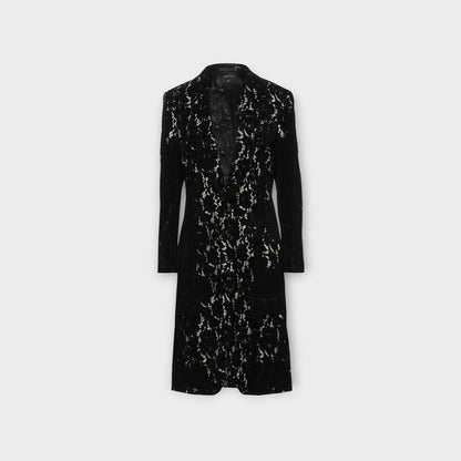 Comme des Garcons Velvet Lace Shawl Coat
