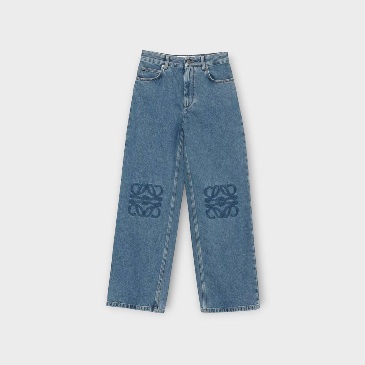 Loewe Cotton Anagram Baggy Jeans