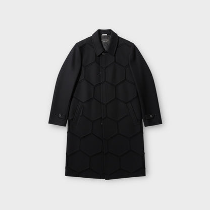 Comme des Garcons Homme Plus Wool Gabardine Honeycomb Coat