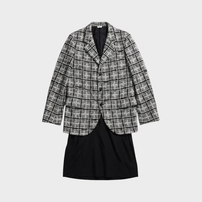 Comme des Garcons Homme Plus Tweed Check Jacket