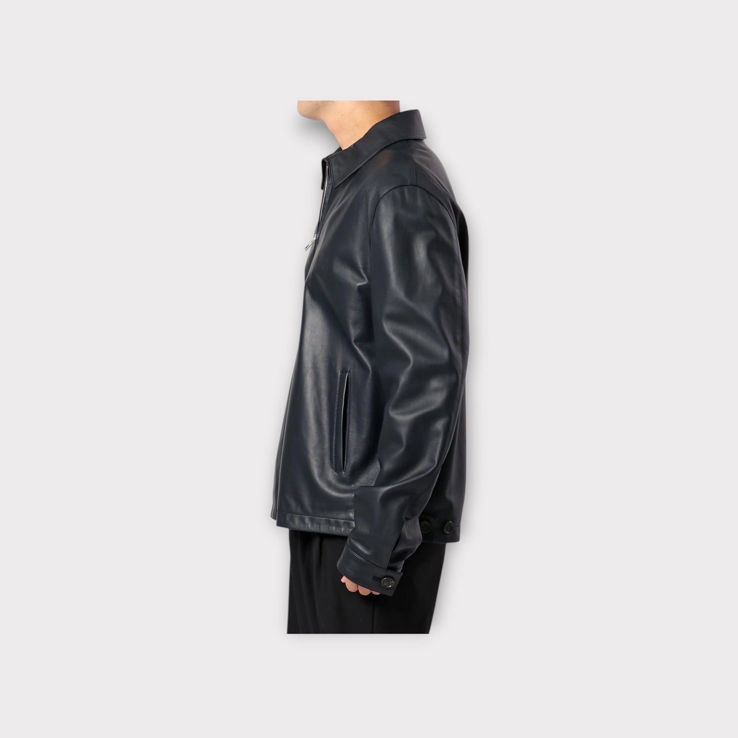 Loewe Leather Palladium Jacket