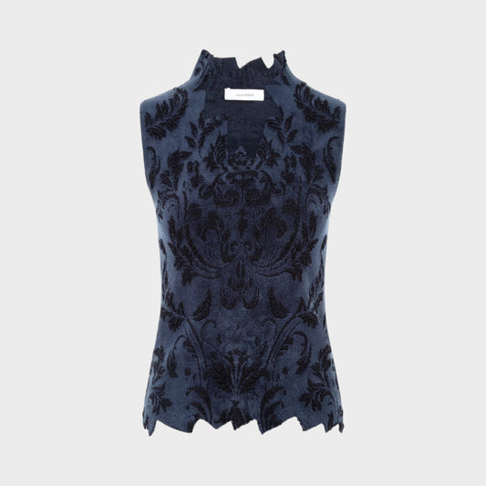 Julie Kegels Kox Sleeveless Zigzag Top