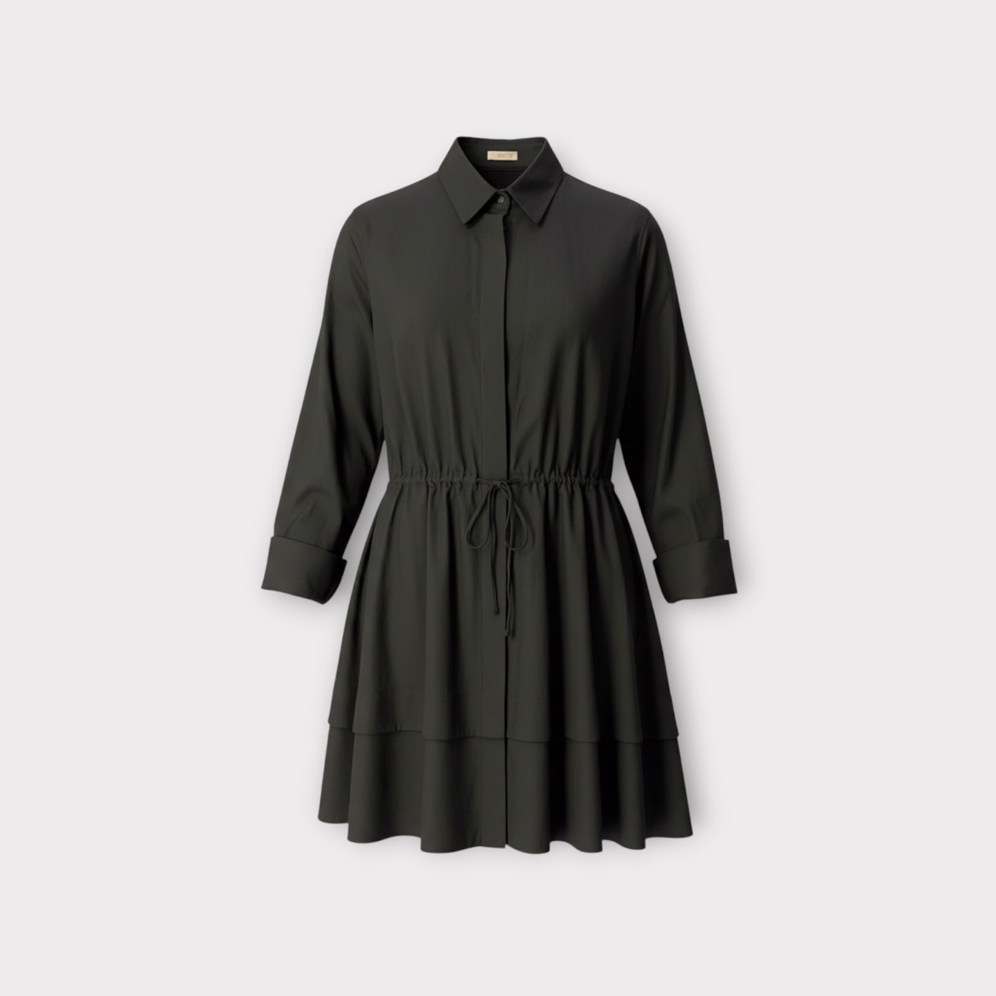 Alaïa Pique A-Line Shirt Dress