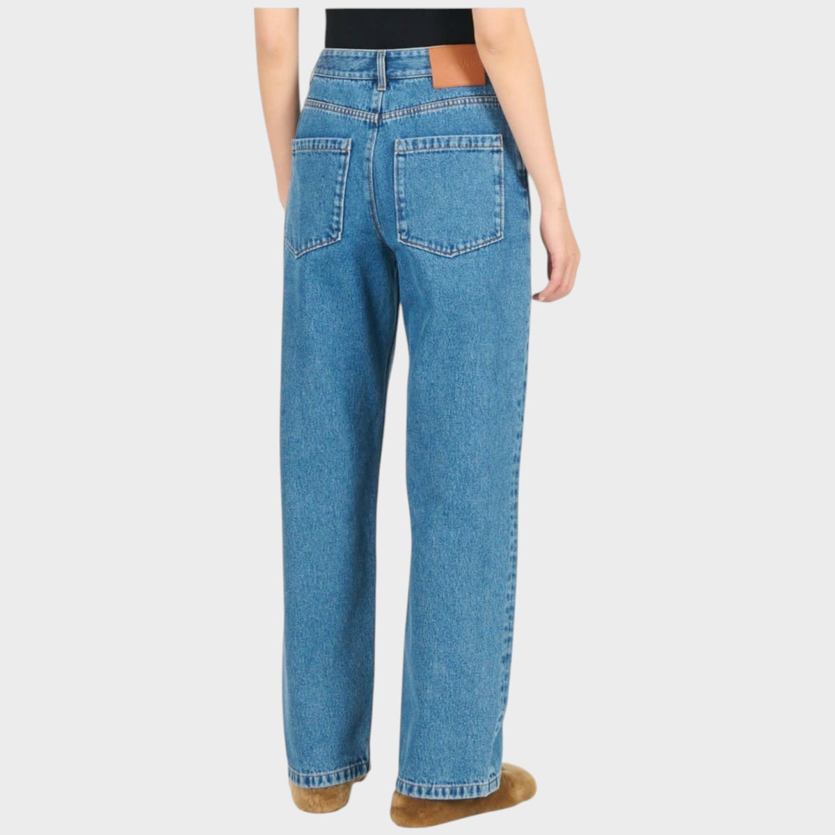 Loewe Cotton Anagram Baggy Jeans