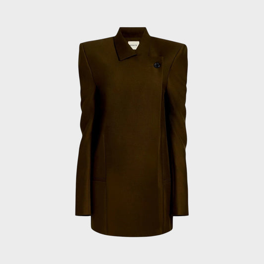 Khaite Armair Wool Structured Cady Jacket