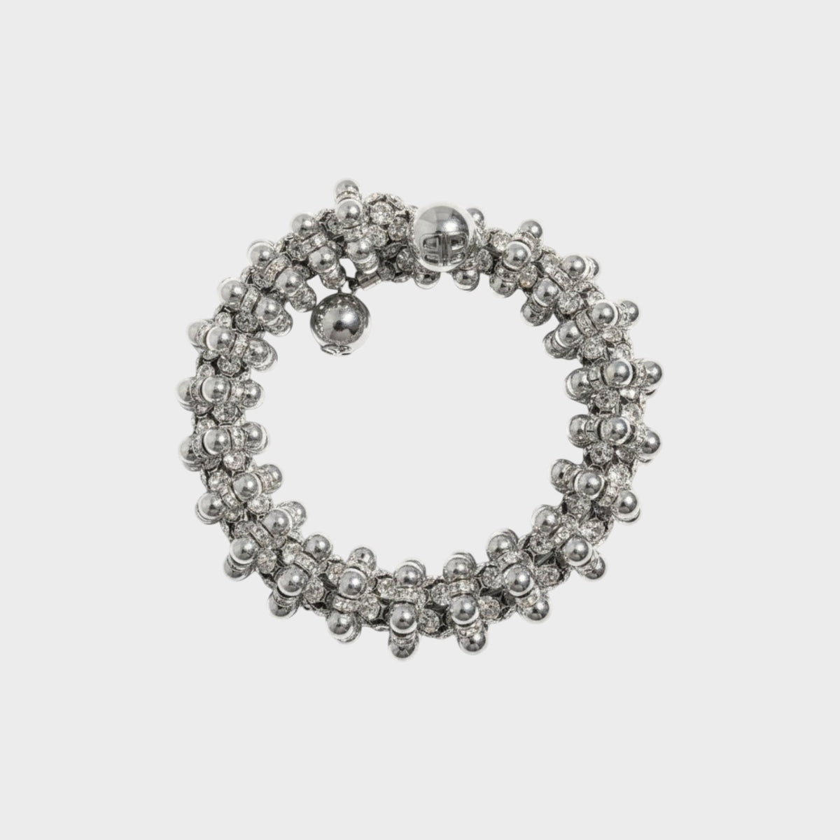 Balenciaga Brass Strass Bracelet