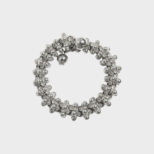 Balenciaga Brass Strass Bracelet