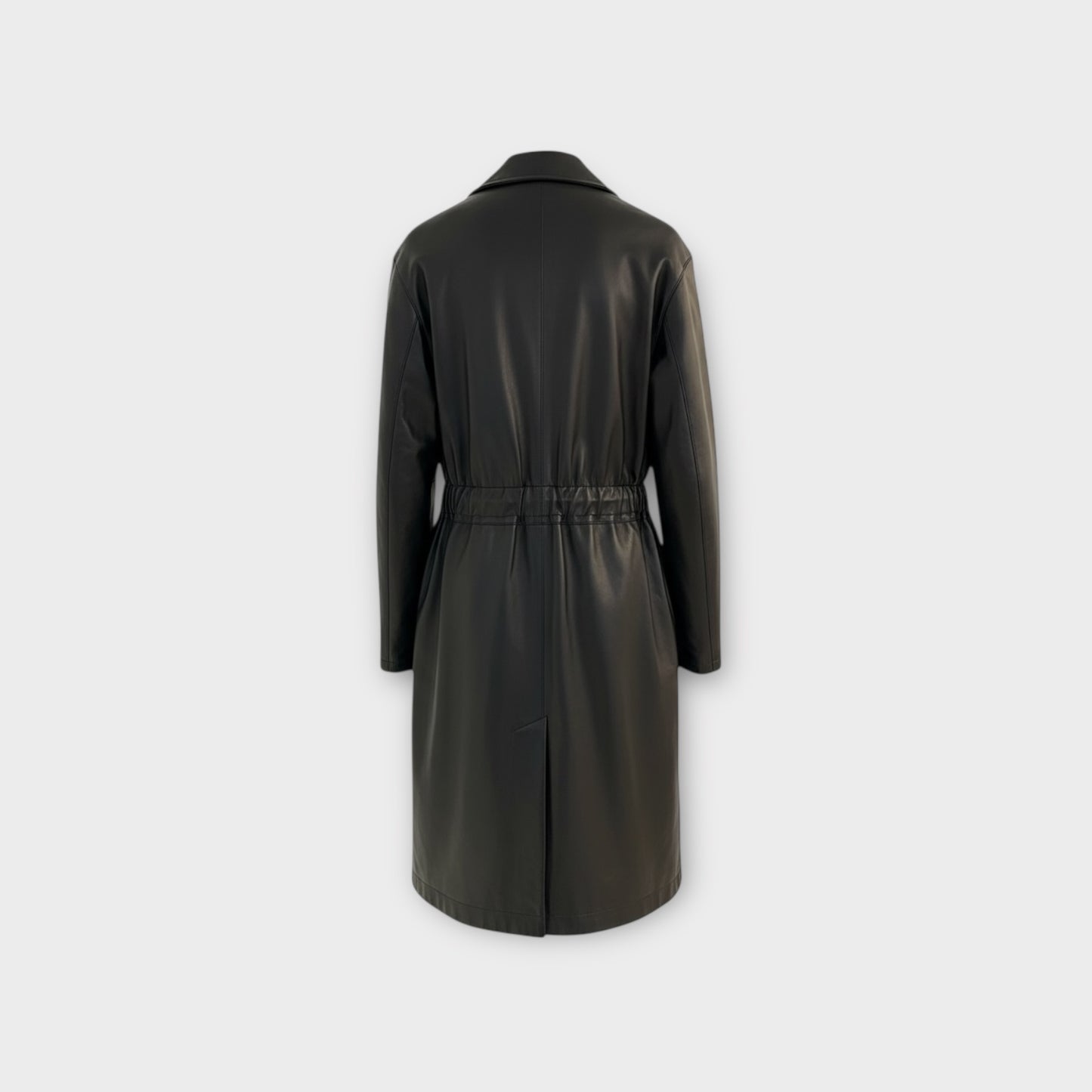 Loewe Leather Slim Fit Coat