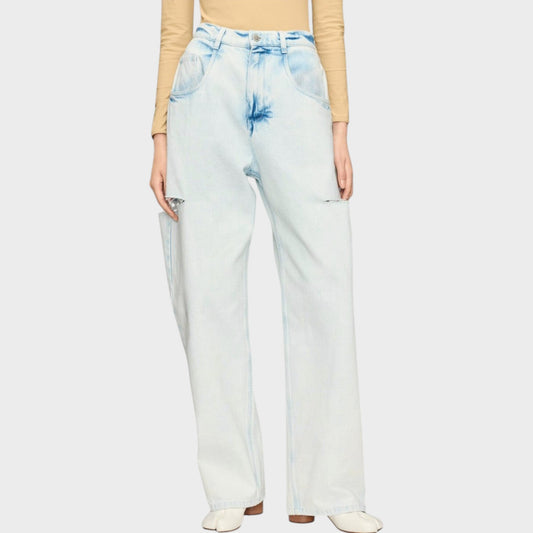 Maison Margiela Cut Out Denim Jeans