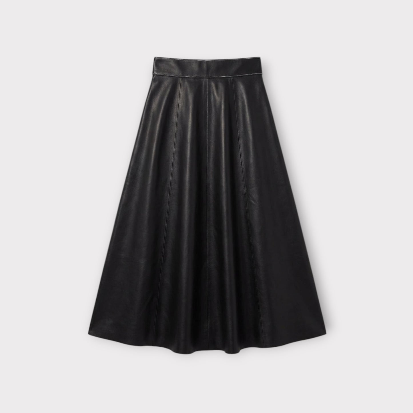 Loewe Skater Nappa Leather Skirt