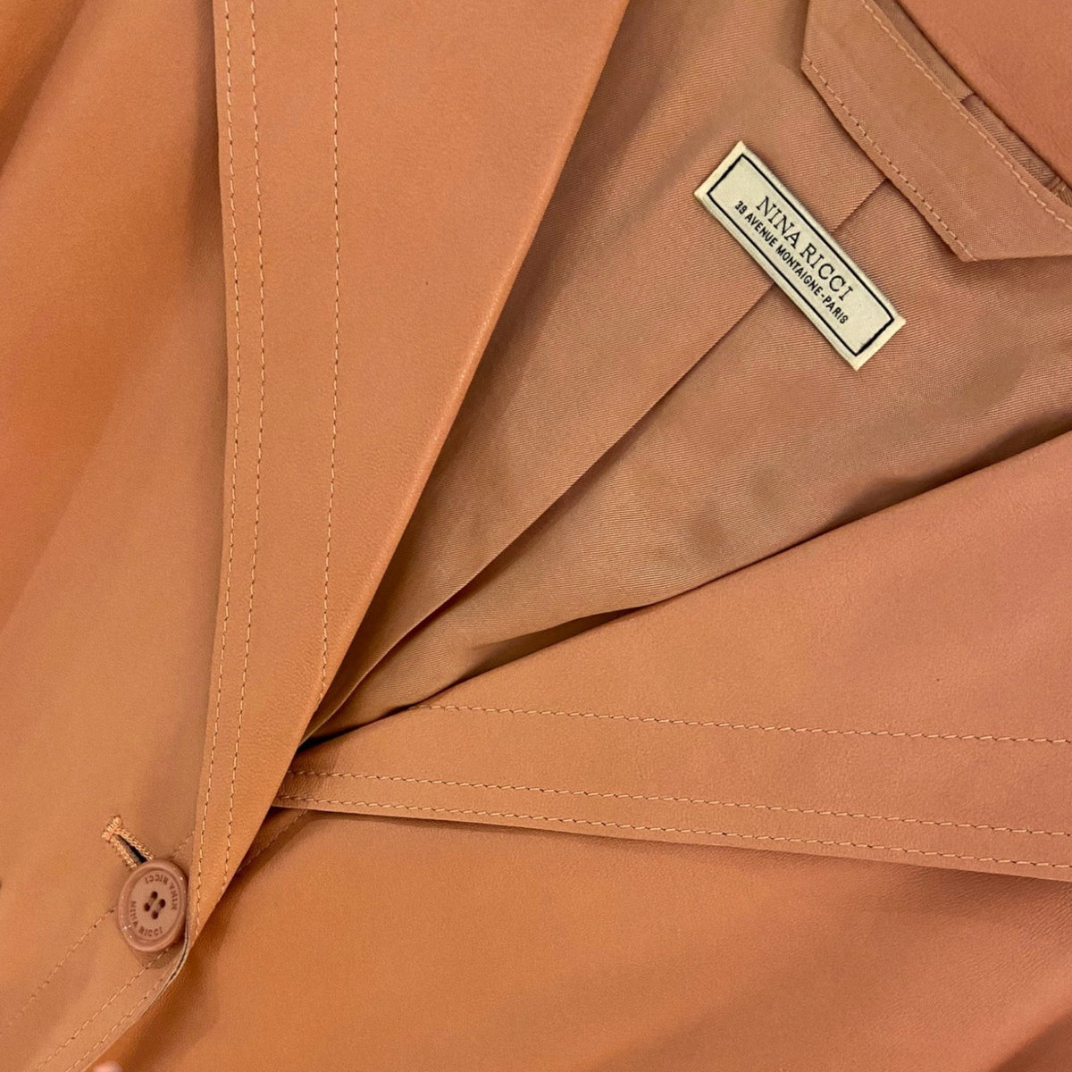 Nina Ricci Leather Blazer