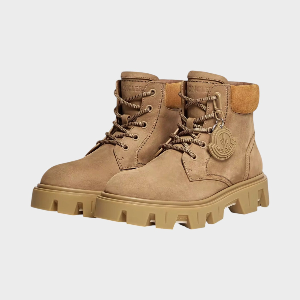 Moncler Grenoble Peak City Nubuck & Suede Ankle Boots