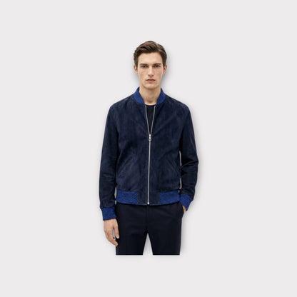 Loewe Suede Bomber Jacket