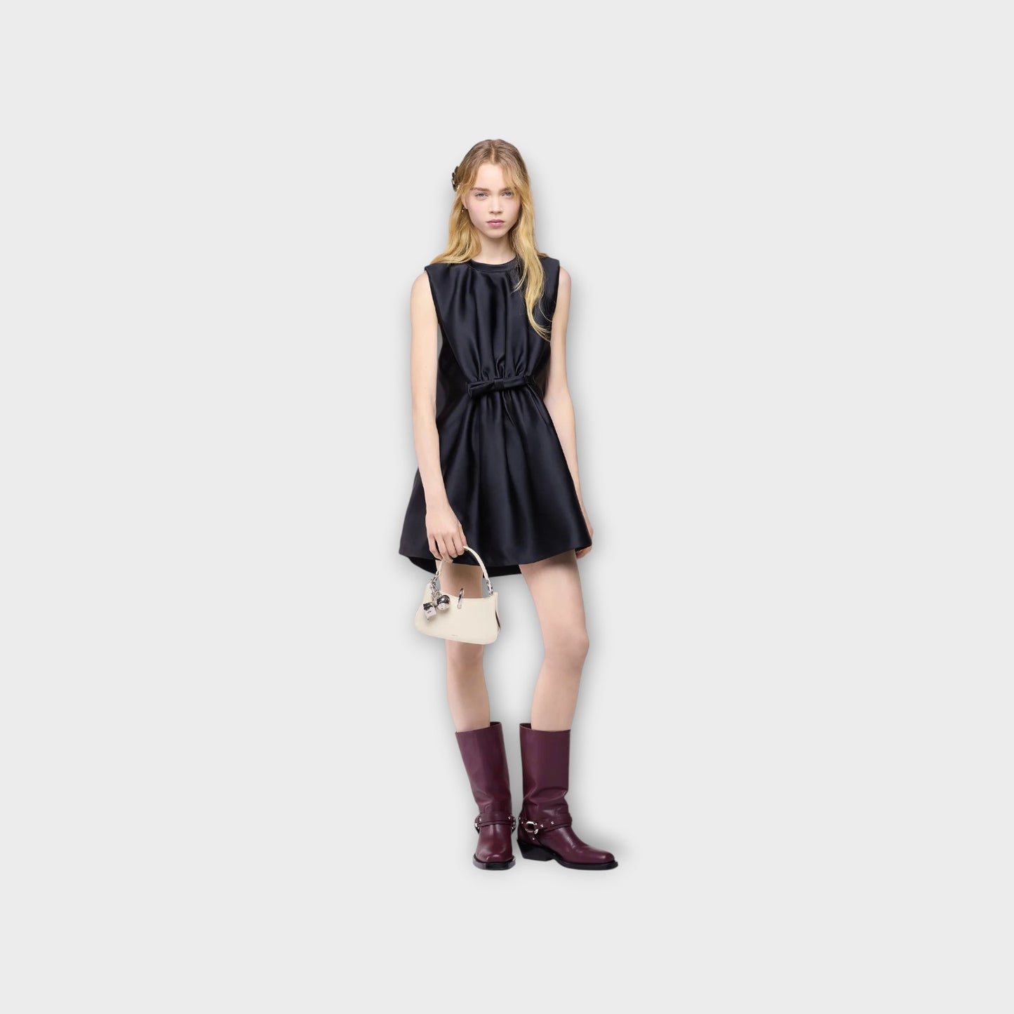 Rabanne Satin Mini Dress