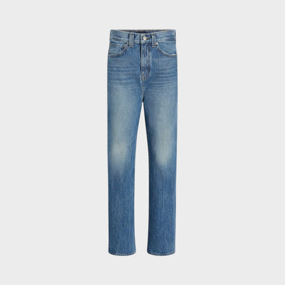 Khaite Bonnie Denim Low-Rise Jeans