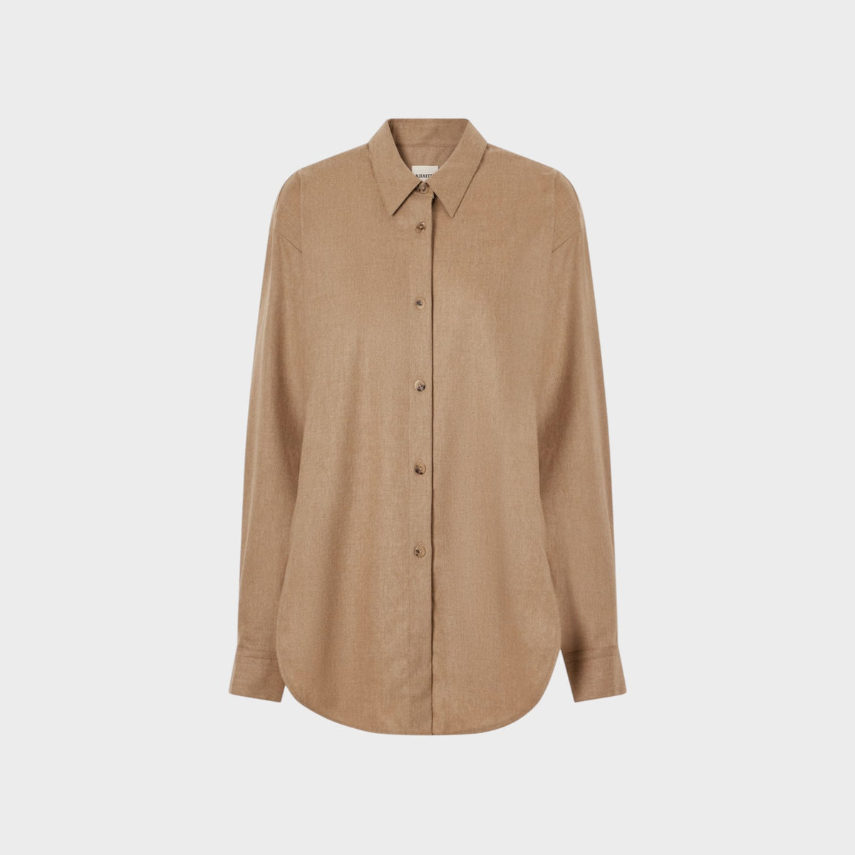 Khaite Goya Wool & Cashmere Shirt