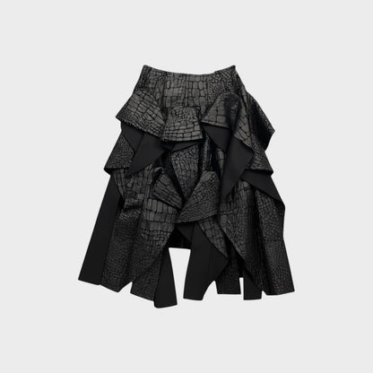 Comme des Garcons Japanese Paper Ruffled Skirt