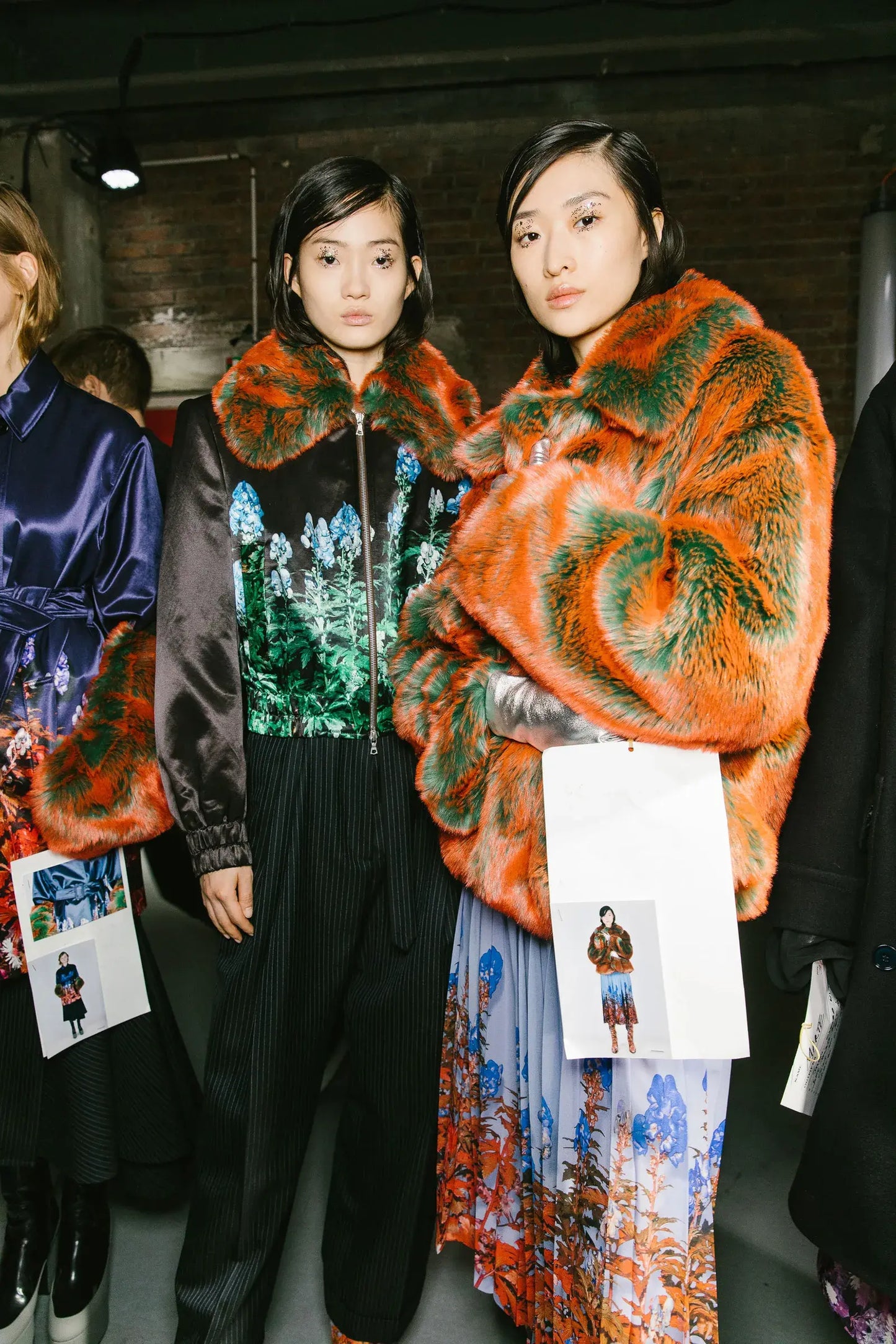 Dries Van Noten Vaudi Cropped Faux Fur Jacket