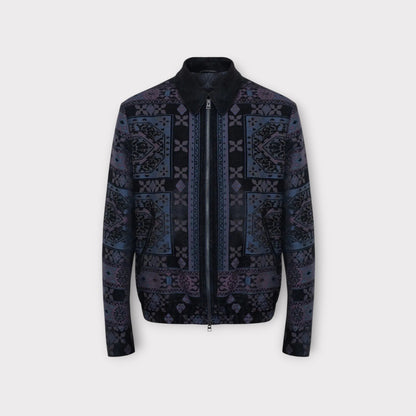 Etro Intarsia Carpet Bomber