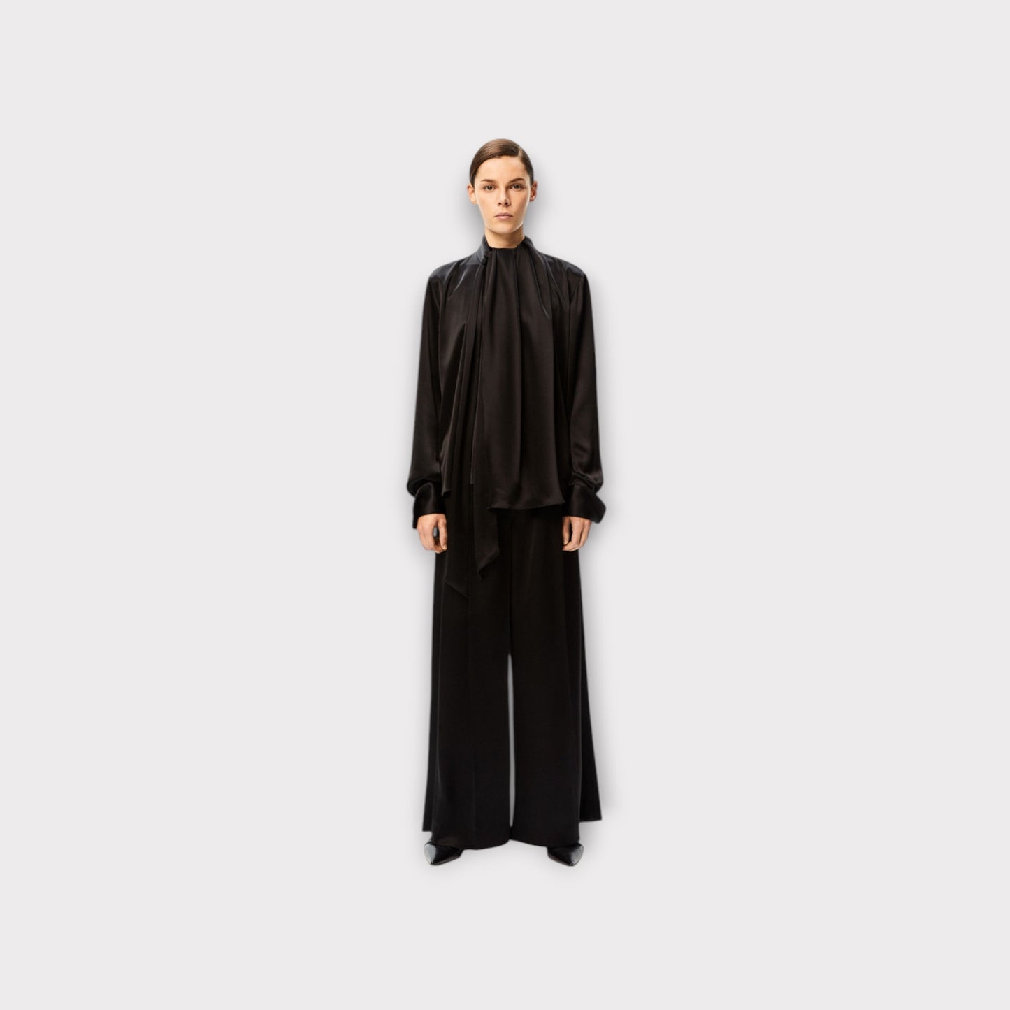 Loewe Lavalliere Satin Blouse