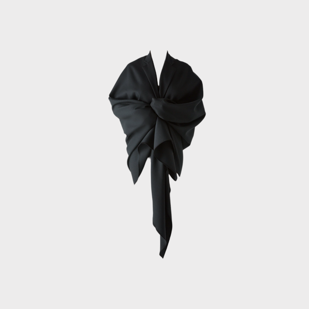 Coperni Asymmetric Wrapped Jacket